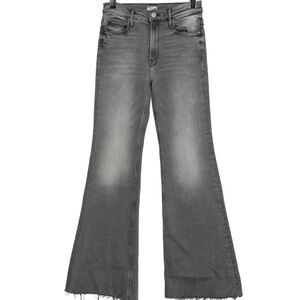 LOFT Charcoal Flare Stretch Jeans
